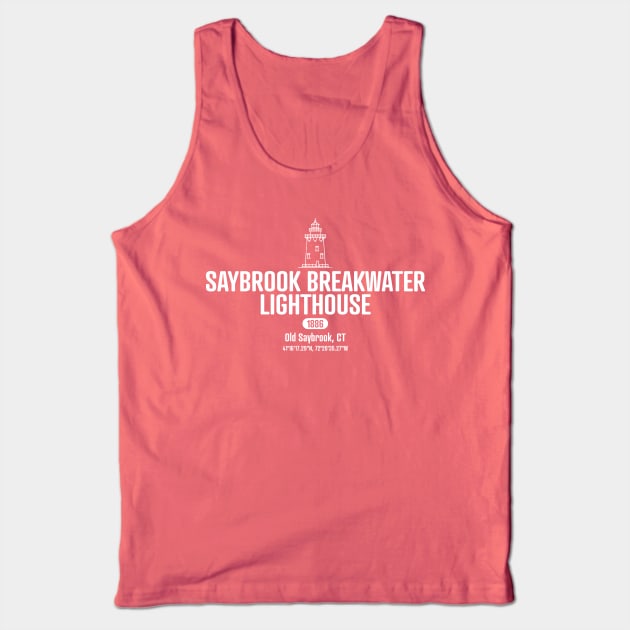 Saybrook Breakwater Lighthouse Tank Top by SMcGuire